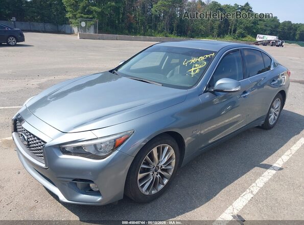 JN1EV7AR1KM556832 2019 INFINITI Q50 Gray Front left