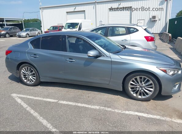 JN1EV7AR1KM556832 2019 INFINITI Q50 Gray Rear interior view