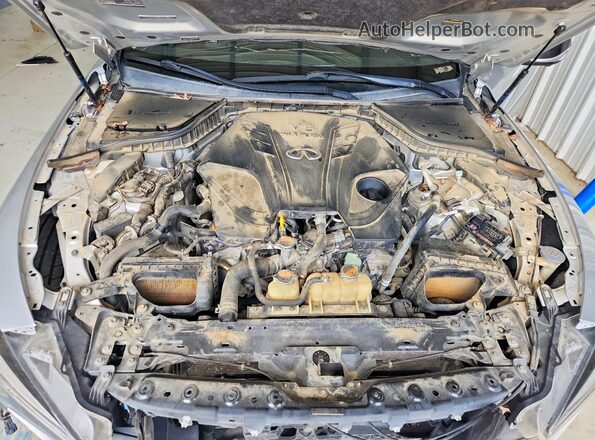 JN1EV7AR1KM591144 2019 INFINITI Q50 Silver Widok wnętrza z tyłu