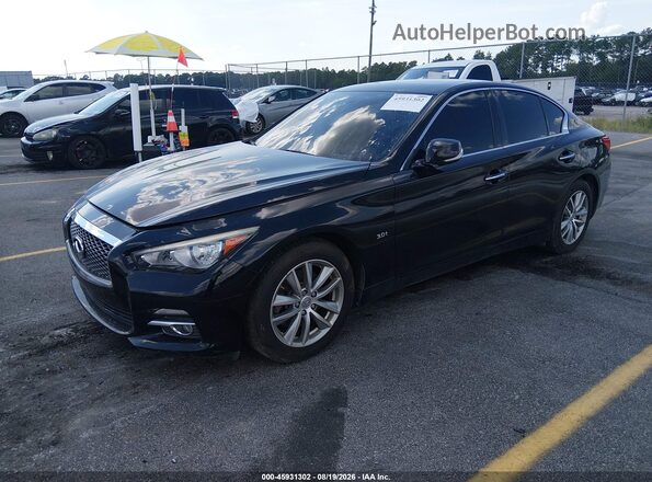 JN1EV7AR2HM830368 2017 INFINITI Q50 Black Vista tres cuartos delantera izquierda
