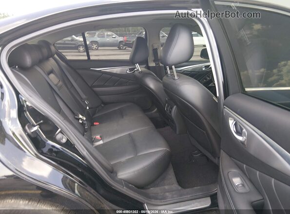 JN1EV7AR2HM830368 2017 INFINITI Q50 Black Vista de la etiqueta del VIN