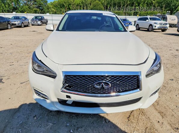 JN1EV7AR2HM832282 2017 INFINITI Q50 White Front view