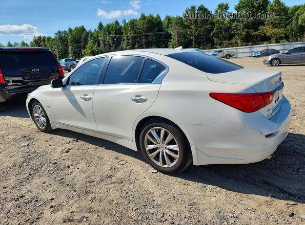 JN1EV7AR2HM832282 2017 INFINITI Q50 White Rear left
