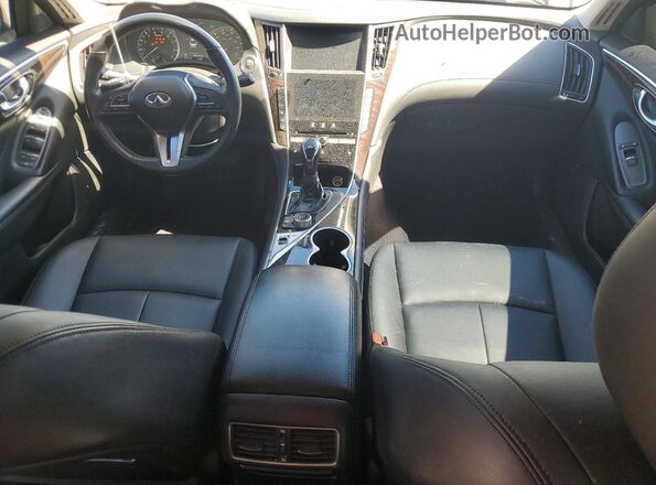 JN1EV7AR2JM431563 2018 INFINITI Q50 Silver Dashboard view