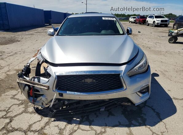 JN1EV7AR2JM431563 2018 INFINITI Q50 Silver Front view