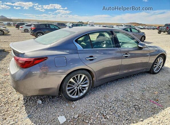 JN1EV7AR2JM444197 2018 INFINITI Q50 Gray Trasero derecho