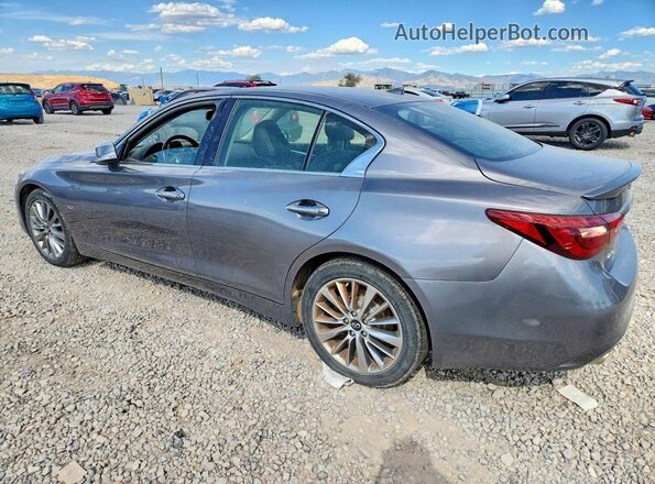 JN1EV7AR2JM444197 2018 INFINITI Q50 Gray Trasero izquierdo