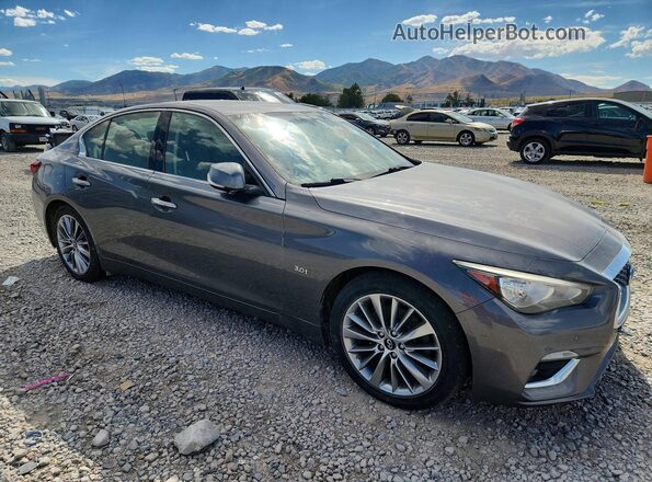 JN1EV7AR2JM444197 2018 INFINITI Q50 Gray Delantero derecho