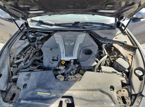 JN1EV7AR2JM444197 2018 INFINITI Q50 Gray Vista interior trasera