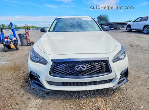 JN1EV7AR2JM611139 2018 INFINITI Q50 White Вид спереду