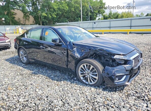 JN1EV7AR2KM554538 2019 INFINITI Q50 Black Przód prawy