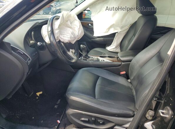 JN1EV7AR2KM554538 2019 INFINITI Q50 Black Widok wnętrza z przodu
