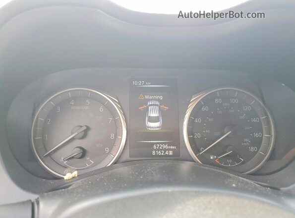 JN1EV7AR2KM554538 2019 INFINITI Q50 Black Widok zestawu wskaźników