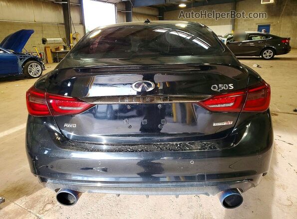 JN1EV7AR2LM253785 2020 INFINITI Q50 Black უკანა ხედი
