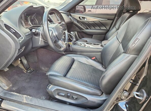 JN1EV7AR2LM253785 2020 INFINITI Q50 Black წინა სალონის ხედი