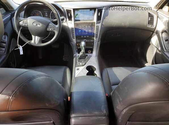 JN1EV7AR3HM833067 2017 INFINITI Q50 Gray Առջևի վահանակի տեսք