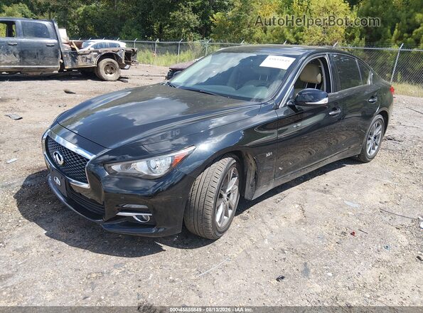 JN1EV7AR3HM840245 2017 INFINITI Q50 Black Przód lewy