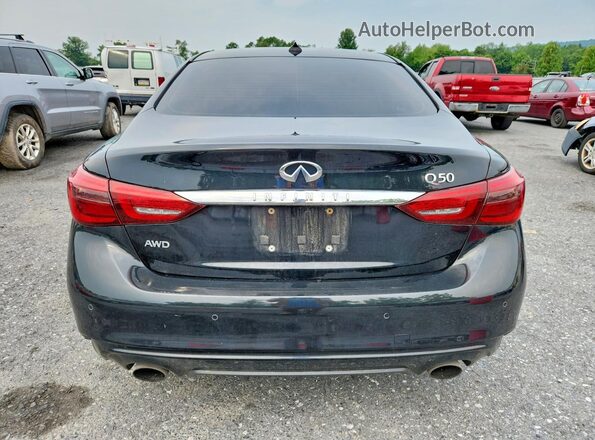 JN1EV7AR3JM430020 2018 INFINITI Q50 Black Rear view