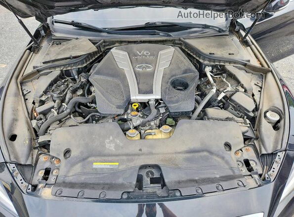 JN1EV7AR3JM430020 2018 INFINITI Q50 Black Rear interior view