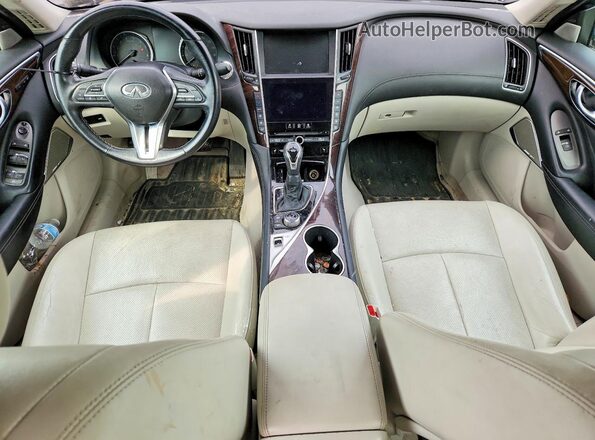 JN1EV7AR3JM430020 2018 INFINITI Q50 Black Dashboard view