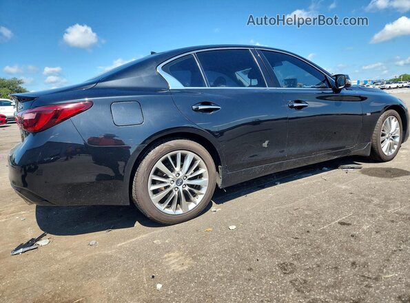 JN1EV7AR3JM430177 2018 INFINITI Q50 Black Հետևի աջ