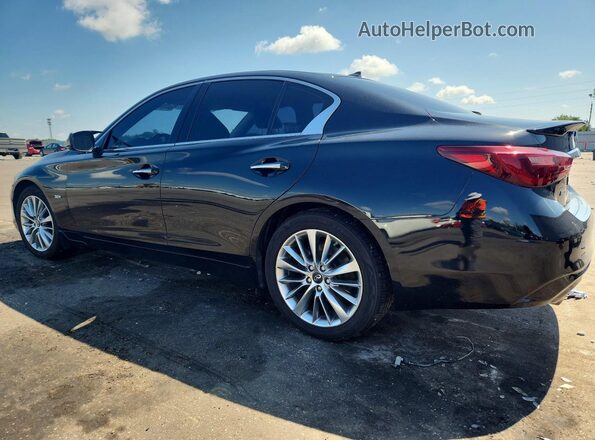JN1EV7AR3JM430177 2018 INFINITI Q50 Black Հետևի ձախ