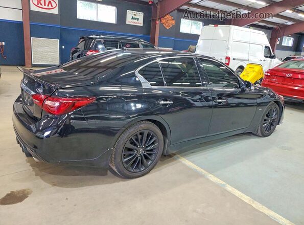 JN1EV7AR3JM430549 2018 INFINITI Q50 Black უკანა მარჯვენა