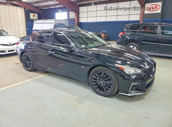 JN1EV7AR3JM430549 2018 INFINITI Q50 Black წინა მარჯვენა