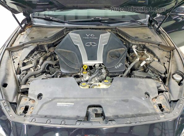 JN1EV7AR3JM430549 2018 INFINITI Q50 Black უკანა სალონის ხედი