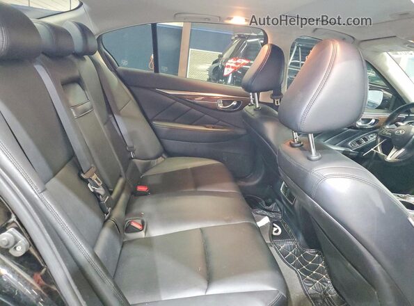 JN1EV7AR3JM430549 2018 INFINITI Q50 Black უკანა სავარძლების ხედი