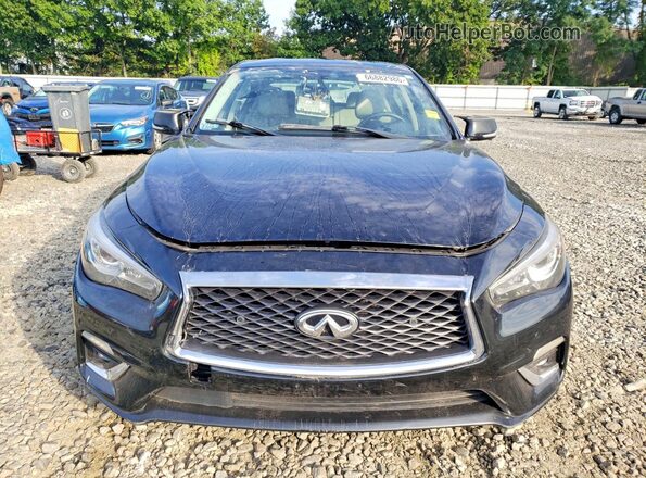 JN1EV7AR3JM430566 2018 INFINITI Q50 Black Front view