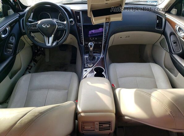JN1EV7AR3JM430566 2018 INFINITI Q50 Black Dashboard view