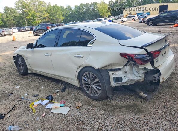 JN1EV7AR3JM430731 2018 INFINITI Q50 White Tył lewy