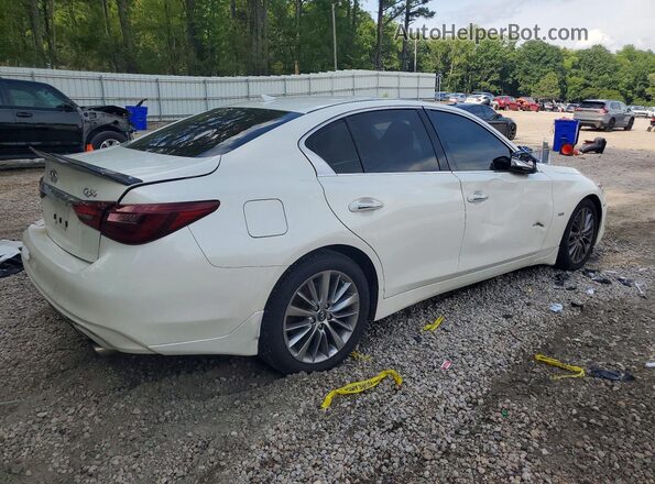 JN1EV7AR3JM430731 2018 INFINITI Q50 White Tył prawy