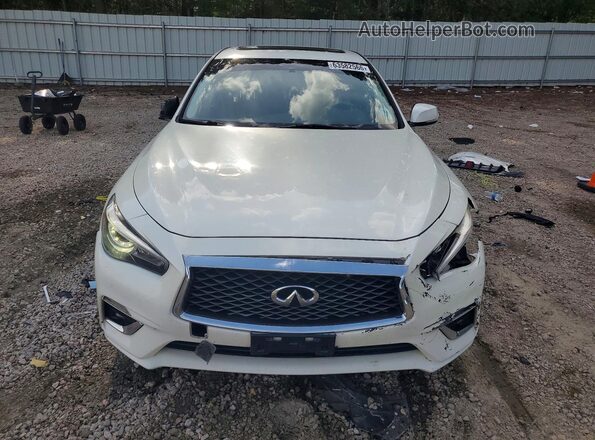 JN1EV7AR3JM430731 2018 INFINITI Q50 White Widok z przodu