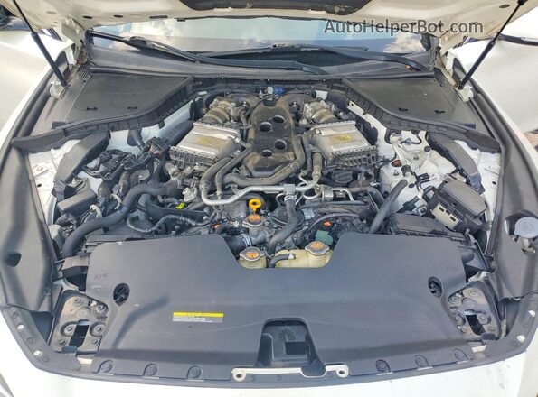 JN1EV7AR3JM430731 2018 INFINITI Q50 White Widok wnętrza z tyłu