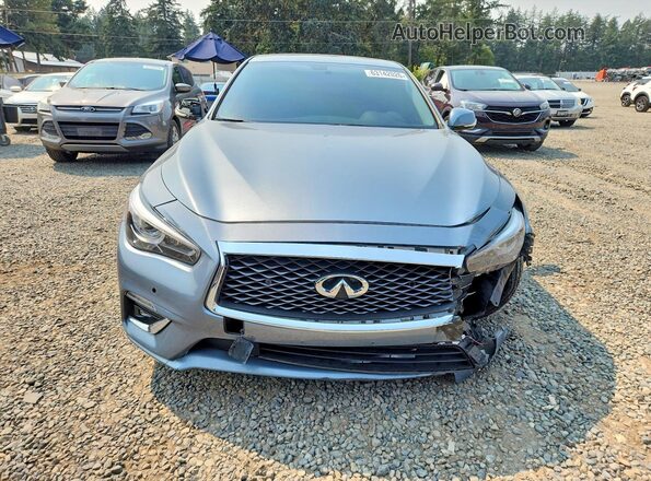 JN1EV7AR3JM433144 2018 INFINITI Q50 Teal Вид спереду
