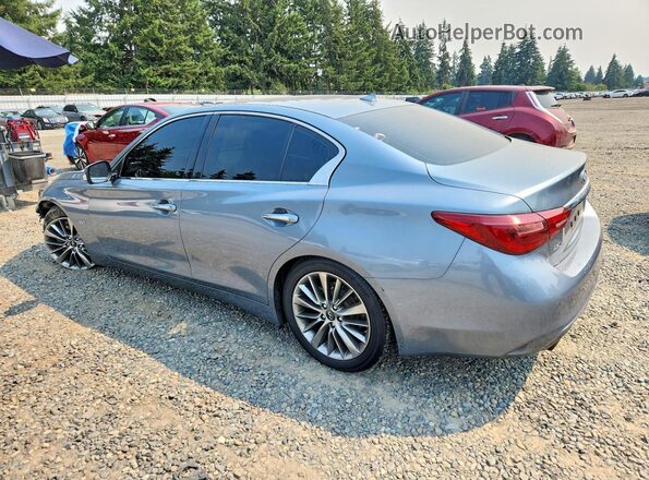 JN1EV7AR3JM433144 2018 INFINITI Q50 Teal Задня ліва чверть