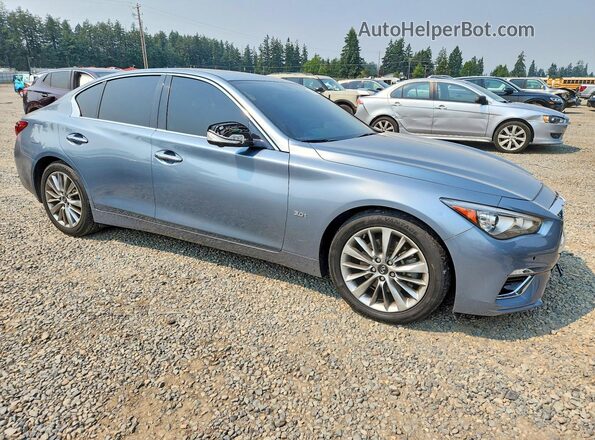 JN1EV7AR3JM433144 2018 INFINITI Q50 Teal Передня права чверть