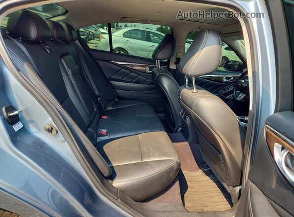 JN1EV7AR3JM433144 2018 INFINITI Q50 Teal Вид задніх сидінь
