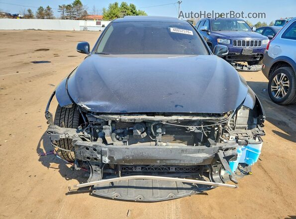 JN1EV7AR3JM440577 2018 INFINITI Q50 Black Դիմացի տեսք
