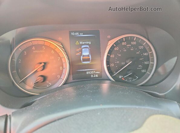 JN1EV7AR3JM440577 2018 INFINITI Q50 Black Սարքավորումների վահանակի տեսք