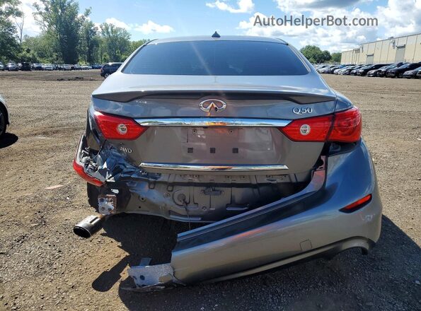 JN1EV7AR4HM831389 2017 INFINITI Q50 Gray Вид ззаду
