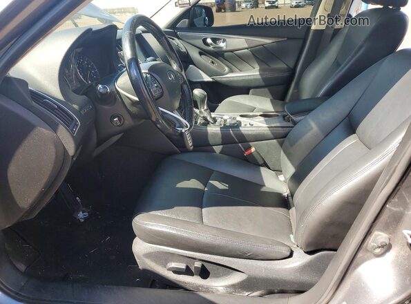 JN1EV7AR4HM831389 2017 INFINITI Q50 Gray Вид салону спереду