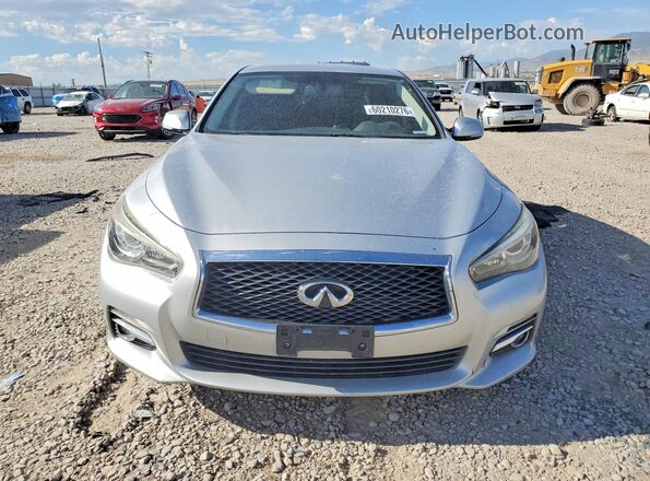 JN1EV7AR4HM838519 2017 INFINITI Q50 Silver Vista frontal