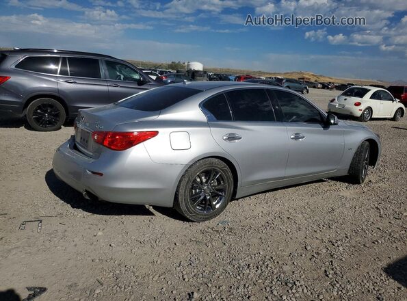 JN1EV7AR4HM838519 2017 INFINITI Q50 Silver Trasero derecho