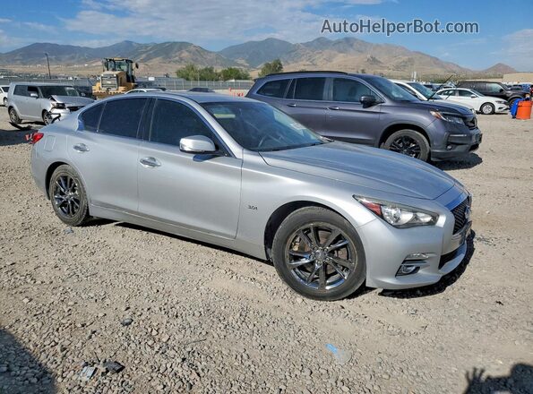 JN1EV7AR4HM838519 2017 INFINITI Q50 Silver Delantero derecho
