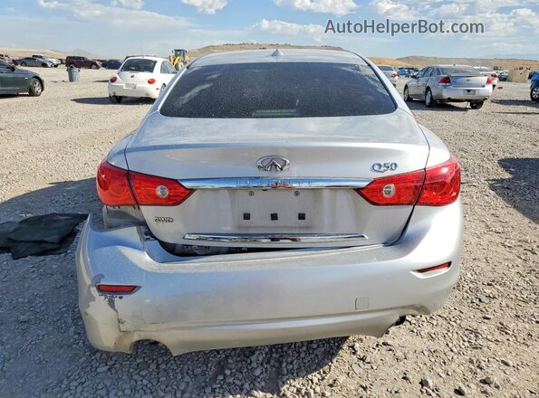 JN1EV7AR4HM838519 2017 INFINITI Q50 Silver Vista trasera