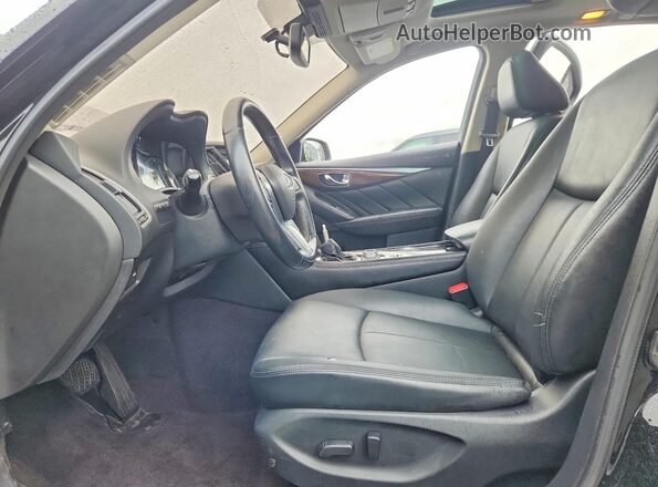 JN1EV7AR4JM431564 2018 INFINITI Q50 Black Սալոնի դիմացի տեսք