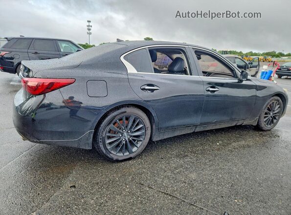 JN1EV7AR4JM431564 2018 INFINITI Q50 Black Հետևի աջ